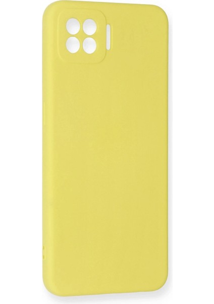 Oppo A73 Kılıf Nano Içi Kadife Silikon - Sarı (K95) fiyatları