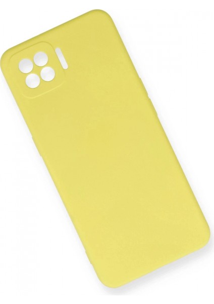 Oppo A73 Kılıf Nano Içi Kadife Silikon - Sarı (K95) modelleri