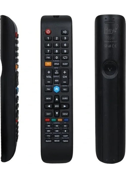 Küçük Kalıp Skytech Sarı Tv Tuşlu Smart LCD LED Tv Kumanda