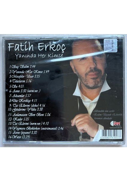 Fatih Erkoç Yanında Her Kimse CD (Jelatininde Sıfır Orijnal Dönem Baskı Cd) fiyatları