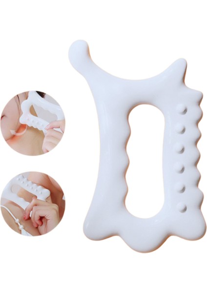 Reçine Fonksiyonel Yüz ve Vücut Masaj Aleti, Akupunktur Graston, Gua Sha
