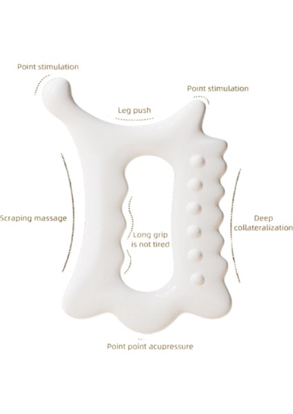 Reçine Fonksiyonel Yüz ve Vücut Masaj Aleti, Akupunktur Graston, Gua Sha fiyatları