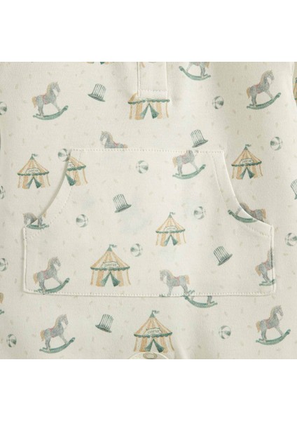 Cute Cırcus Kese Içi Tulum Şapka Set Ekru fiyatları