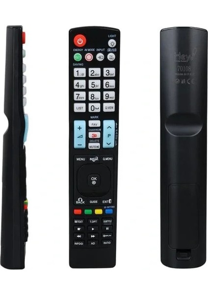 RM-L999 Küçük Kalıp Lg Netcast Tuşlu Yazısız LCD LED Tv Kumanda (RC0999)