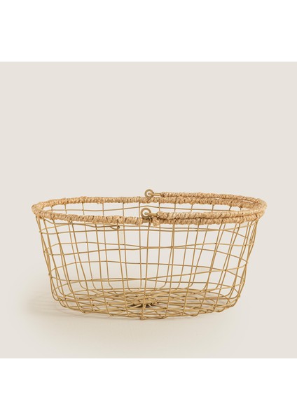 Metal Sepet Büyük Boy Natural
