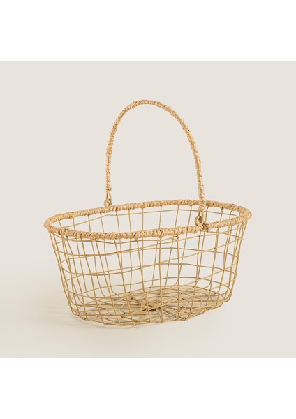 Metal Sepet Büyük Boy Natural fiyatları