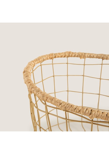 Metal Sepet Büyük Boy Natural indirimleri