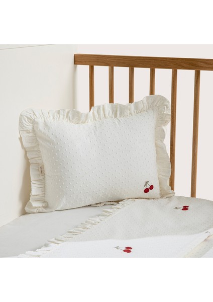 Cherry Boom Yatak Örtüsü Set Vanilya fiyatları