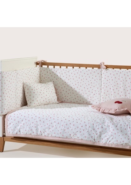 Cherry Boom Nevresim Takımı Vanilya/pembe fırsatları