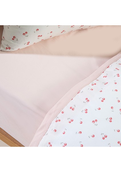 Cherry Boom Nevresim Takımı Vanilya/pembe