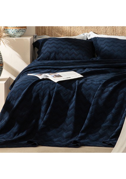 Ludas Yatak Örtüsü Seti 240X260 cm Marin Mavi modelleri