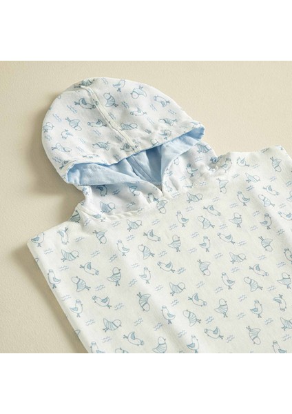 Sea Sıde Müslin Set Ekru/mavi modelleri