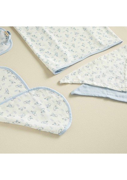 Sea Sıde Müslin Set Ekru/mavi fırsatları