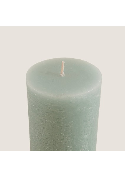 Glacier Sütun Mum 7X12CM Yeşil Yeşil modelleri