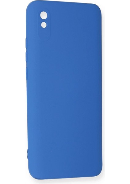 Xiaomi Redmi 9A Kılıf Nano Içi Kadife Silikon - Mavi (K95) modelleri