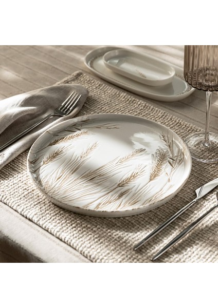 Spiga Servis Tabağı 26 cm Natural fiyatları