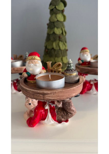 Yılbaşı Temalı Sevimli Aşçı Mumluk