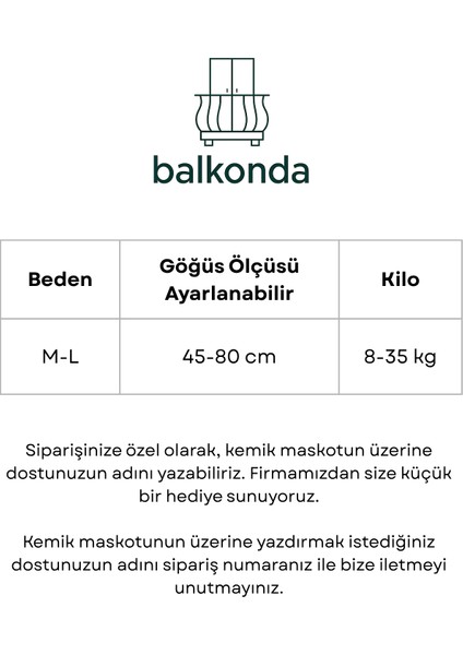 Köpek Göğüs Tasması Orta ve Büyük Irk Ayarlamalı Kolon Kordon Siyah ve Bakır