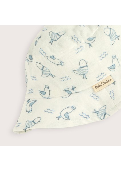 Sea Sıde Baskılı Şapka Ekru fiyatları