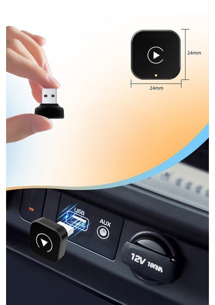 Kablosuz Android Auto ve CarPlay Adaptörü Apple ve Android Cihazlar ile Uyumlu fiyatları