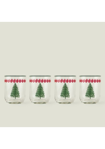 New Year Yılbaşı 4'lü Bardak Seti (350 cc)
