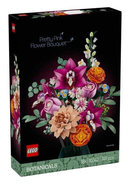 10342 LEGO Iconic Botanicals Pembe Çiçek Buketi 749 Parça +18 Yaş indirimleri