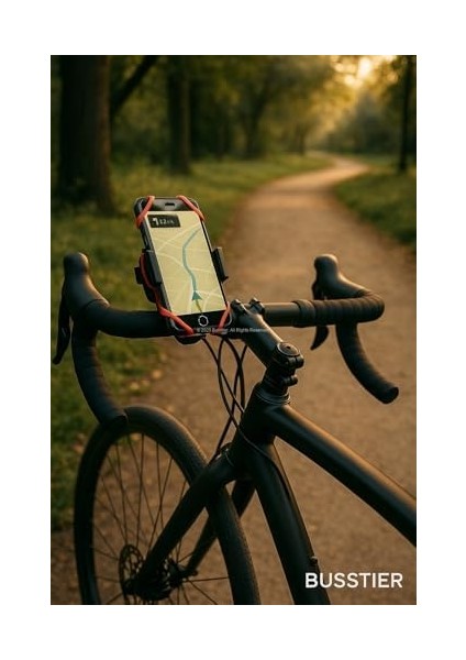 Destekli, Bisiklet Telefon Tutucu, 360° Döner Ayarlı, Titreşim Engelleyici, Silikon Emniyet Kemerli, Gidon Üzerine Montajlı, Uyumluluklu, Abs Malzeme, Güvenli Sürüş I fiyatları