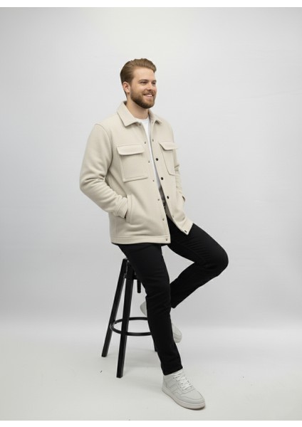 Erkek Mevsimlik Spor Kesim Mont Çıtçıtlı Ceket Polar Erkek Gömlek fiyatları