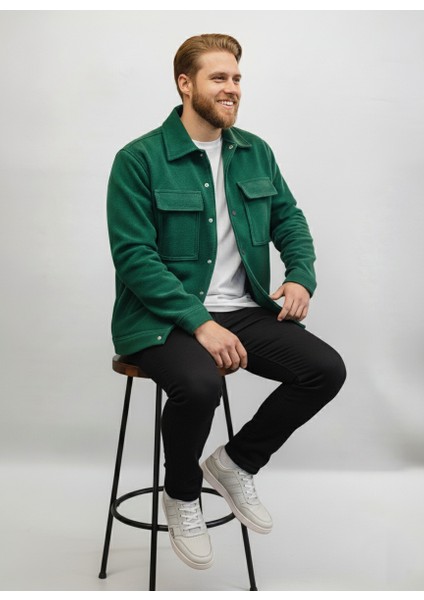 Erkek Mevsimlik Spor Kesim Mont Çıtçıtlı Ceket Polar Erkek Gömlek indirimleri