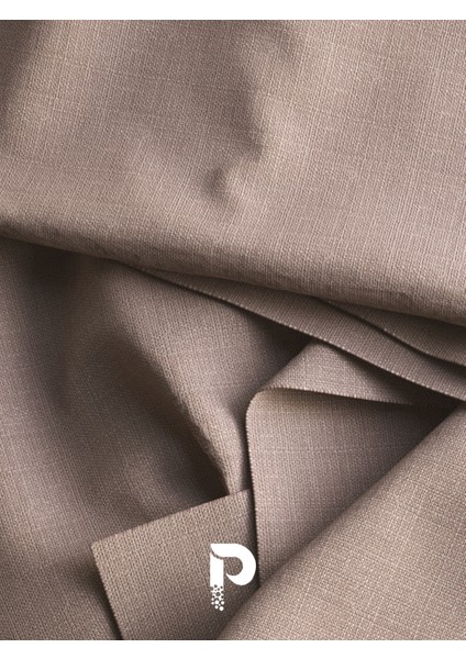 1/2 Pileli Keten Dokulu Bej Modern Fon Perde – Ütü Gerektirmez modelleri