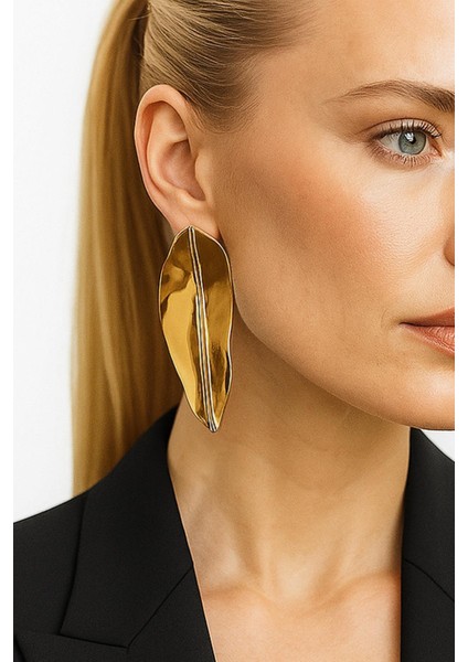 Büyük Yaprak Küpe modelleri