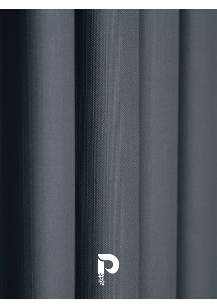 1/2 Pileli Keten Dokulu Koyu Gri Modern Fon Perde – Ütü Gerektirmez fiyatları