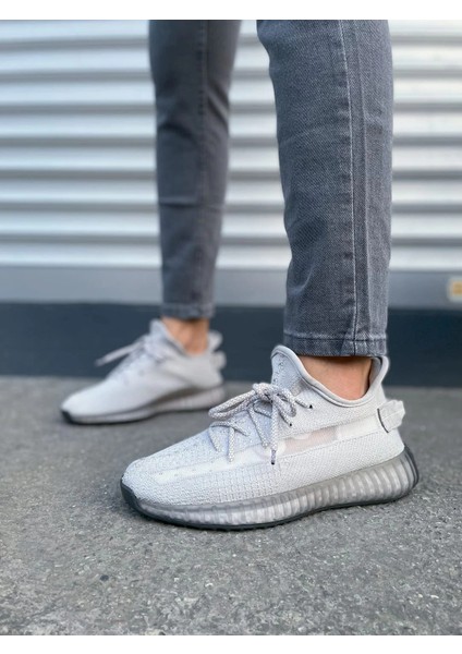 JY305 Pulse Bağcıklı Triko Kumaş Erkek Günlük Spor Ayakkabı Tgt - Gri fiyatları