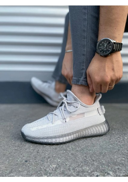 JY305 Pulse Bağcıklı Triko Kumaş Erkek Günlük Spor Ayakkabı Tgt - Gri modelleri