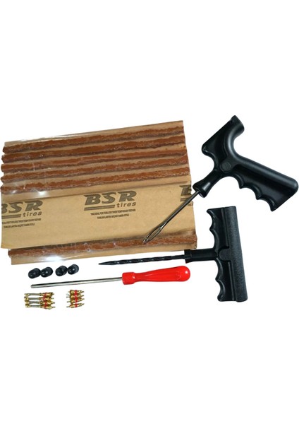 Dubleks Lastik Tamir Seti : 15 Adet 20CM Kalın Fitil , 3 Alet , Sibop Iğnesi ve Kapak Ilave fiyatları