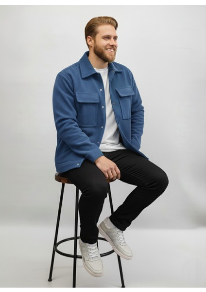 Erkek Mevsimlik Spor Kesim Mont Çıtçıtlı Ceket Polar Erkek Gömlek fırsatları