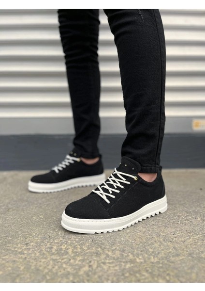 JY152 Cool Bağcıklı Süet Erkek Günlük Spor Klasik Ayakkabı Sbt - Siyah fiyatları