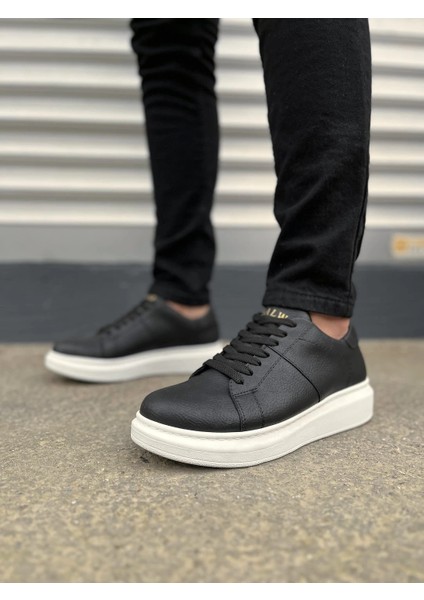 JY151 Boost Bağcıklı Cilt Erkek Günlük Sneaker Ayakkabı Cbt - Siyah fiyatları