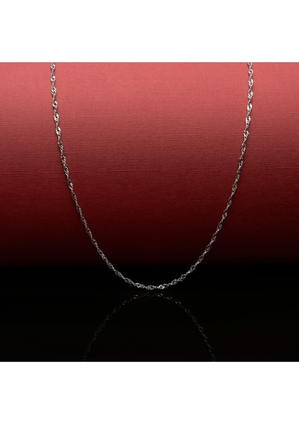 30 Mikron Rodyum Singapur Gümüş Zincir fiyatları