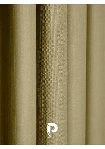 1/2 Pileli Keten Dokulu Yağ Yeşili Modern Fon Perde – Ütü Gerektirmez fiyatları