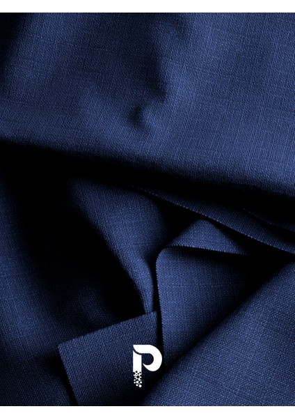 1/2 Pileli Keten Dokulu Lacivert Modern Fon Perde – Ütü Gerektirmez modelleri