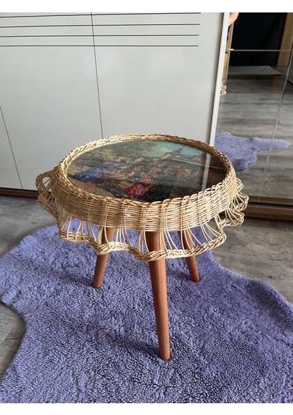 Rattan Bambu Sehpa modelleri