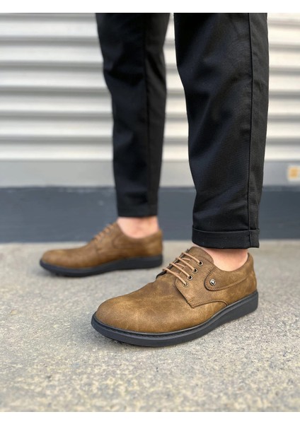 JY0610 Clasico Bağcıklı Cilt Erkek Günlük Klasik Ayakkabı Cst - Camel fiyatları