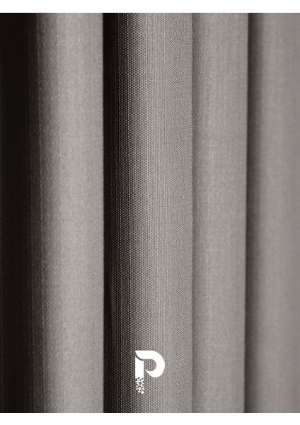 1/2 Pileli Keten Dokulu Gri Modern Fon Perde – Ütü Gerektirmez fiyatları