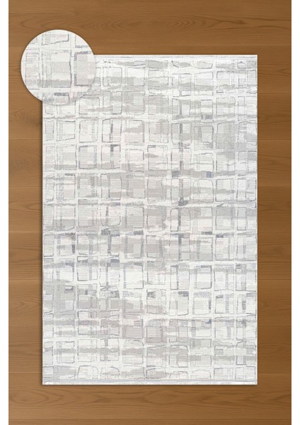 Seren Leni Gri Bej Modern Salon ve Oturma Odası Halısı fırsatları