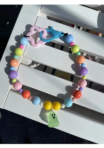 Sevimli Hayalet Charmlı Renkli Köpek Kolyesi/tasması fiyatları