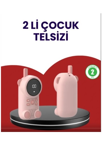Uzun Menzilli Bebek Telsizi – Vox Modlu, Renkli LCD Ekranlı
