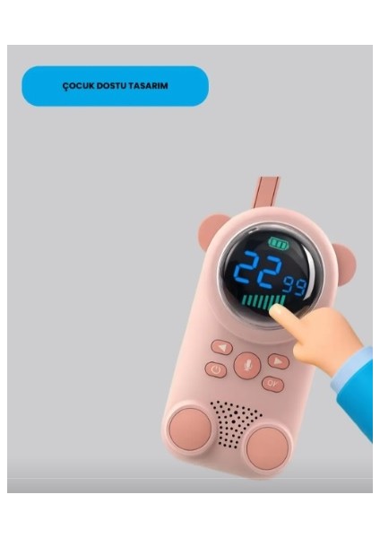 Uzun Menzilli Bebek Telsizi – Vox Modlu, Renkli LCD Ekranlı modelleri