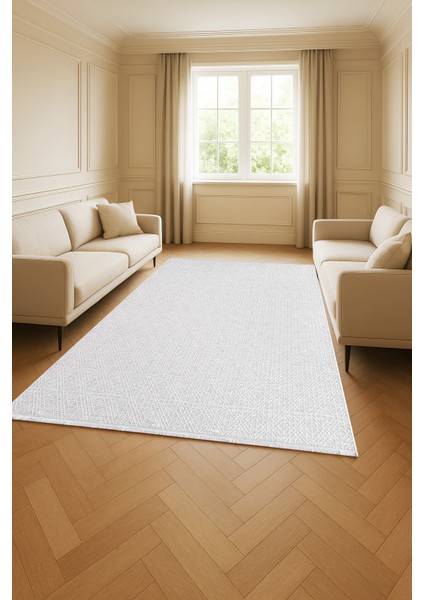 Seren Rovi Gri Bej Geometik Desenli Halı fiyatları