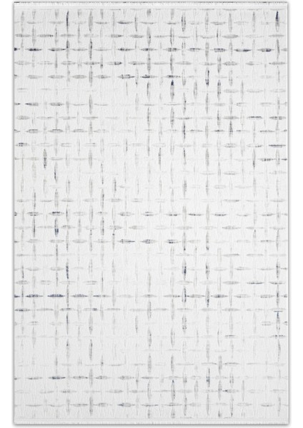 Hermes Fira Bej Gri Geometik Desenli Halı